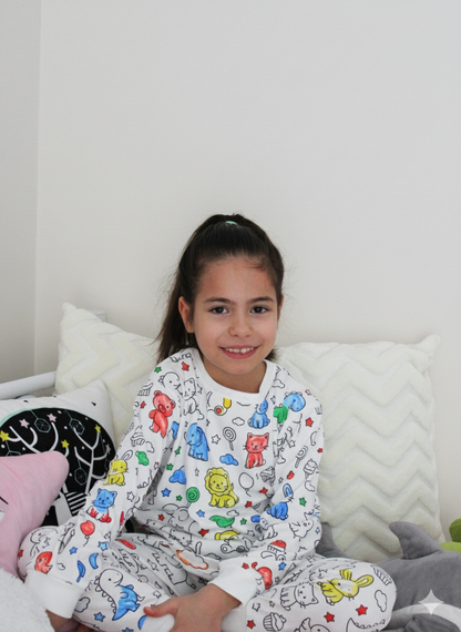 Pijarta | Hayal Et, Boya, Giy – Boyanabilir Pijama Takımı