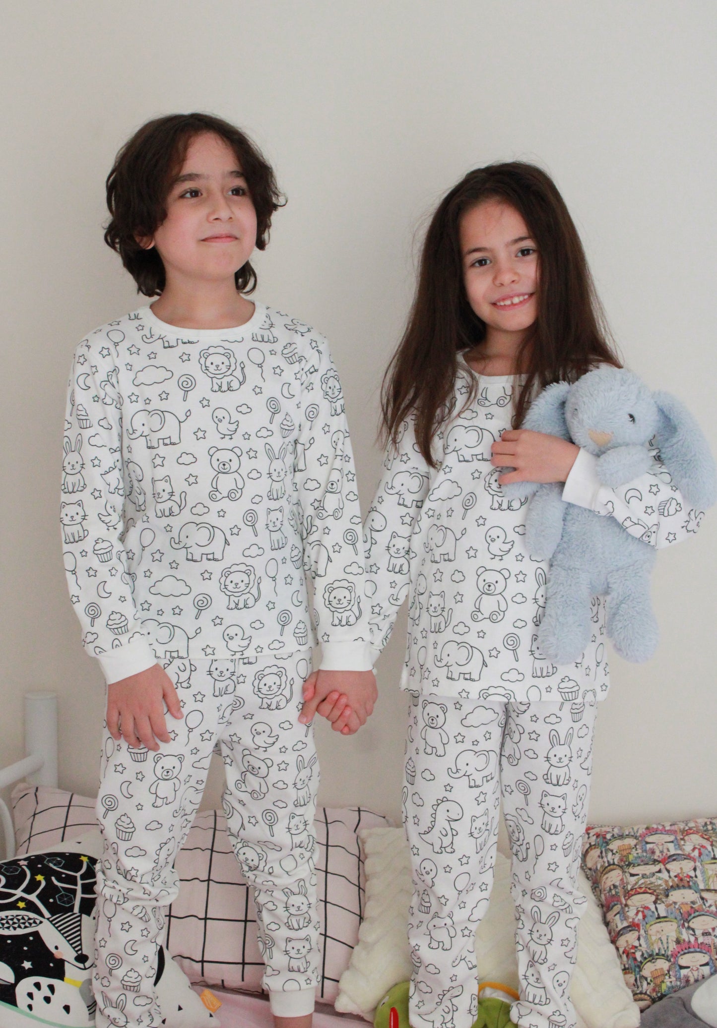 Pijarta | Boyanabilir Çocuk Pijaması (Hikâye Kitabı Dahil)